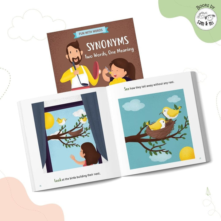 SAM &amp; MI - Synonyms: Two Words, One Meaning: Early Learning Book for Kids