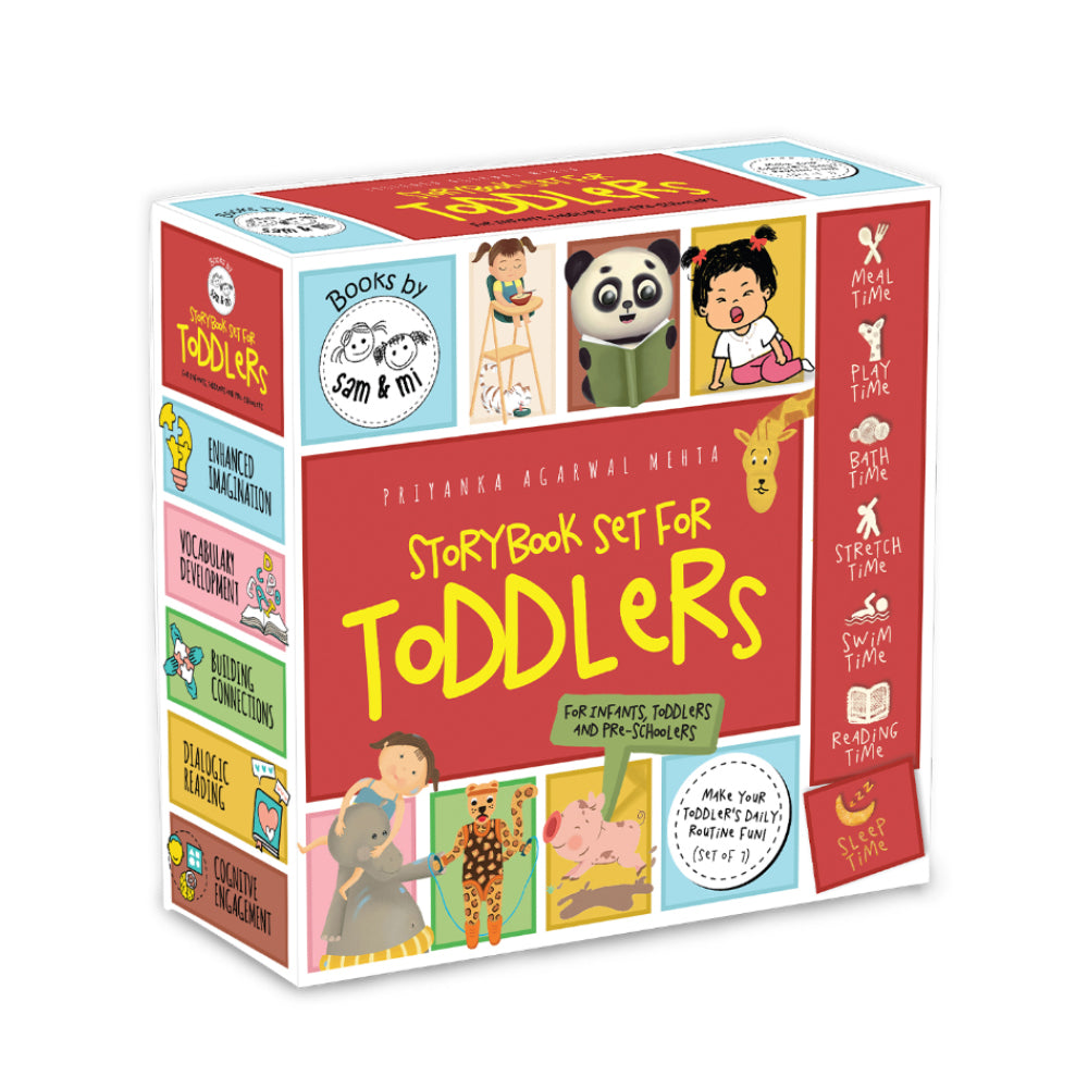 SAM & MI - Toddlers Book Set: Board Book for Kids on Daily Fun Routine