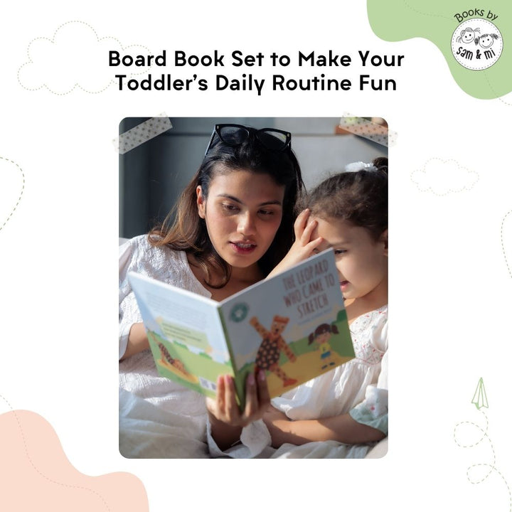SAM &amp; MI - Toddlers Book Set: Board Book for Kids on Daily Fun Routine