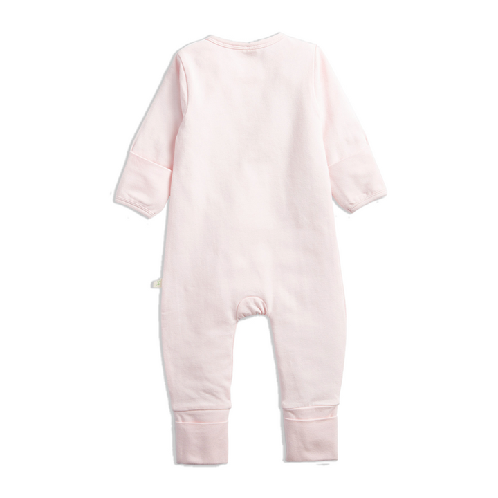 Tiny Twig Long Sleeve Zipsuit - Soft Pink