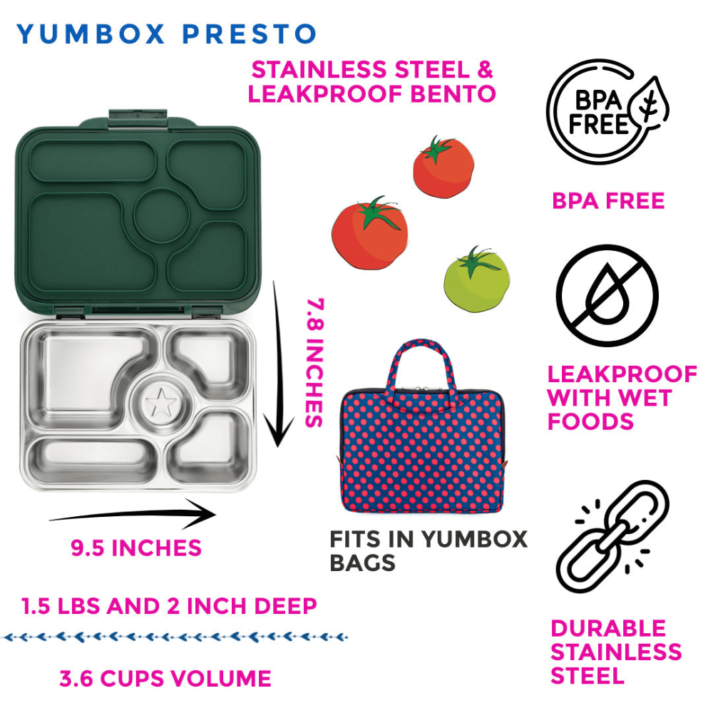 Yumbox Presto Stainless Steel Bento Box