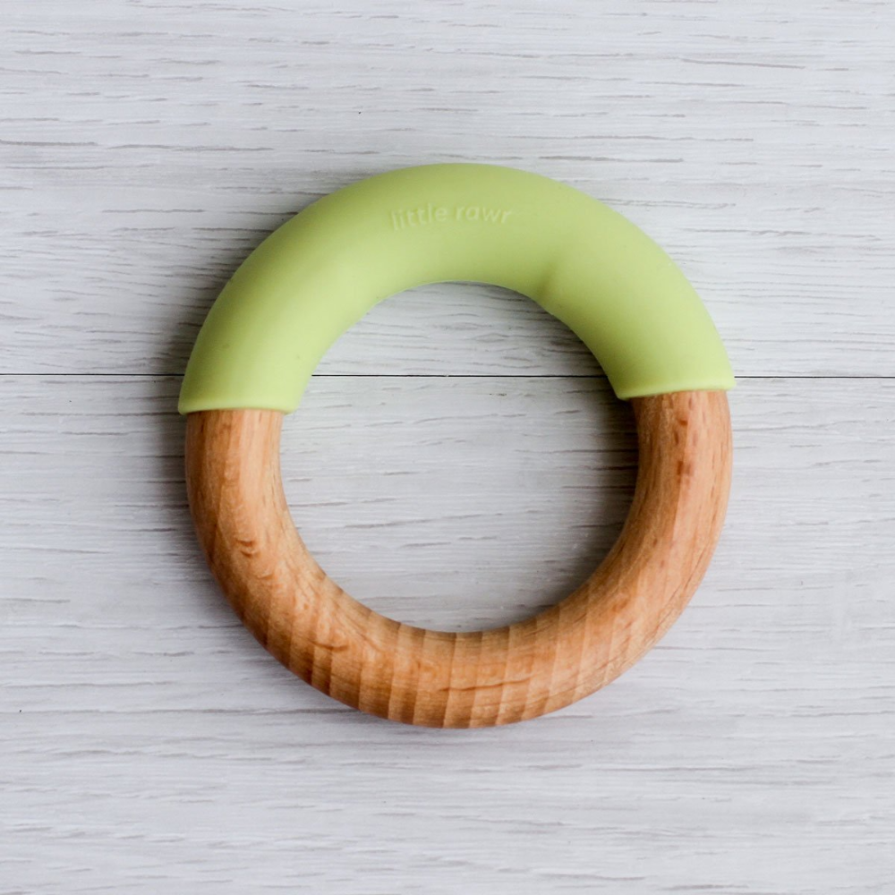 Little Rawr Wood + Silicone Simple Ring