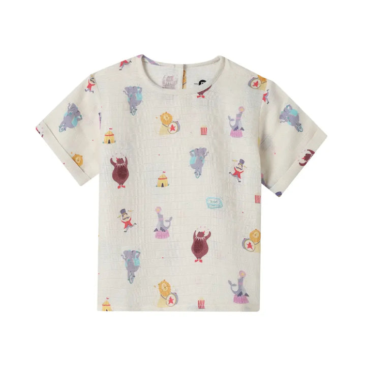 Dulaar Organic Muslin Tee &amp; Shorts Set - Life is a Circus