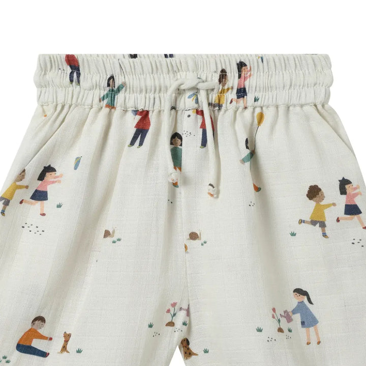Dulaar Organic Muslin Tee &amp; Shorts Set - Playground Adventures