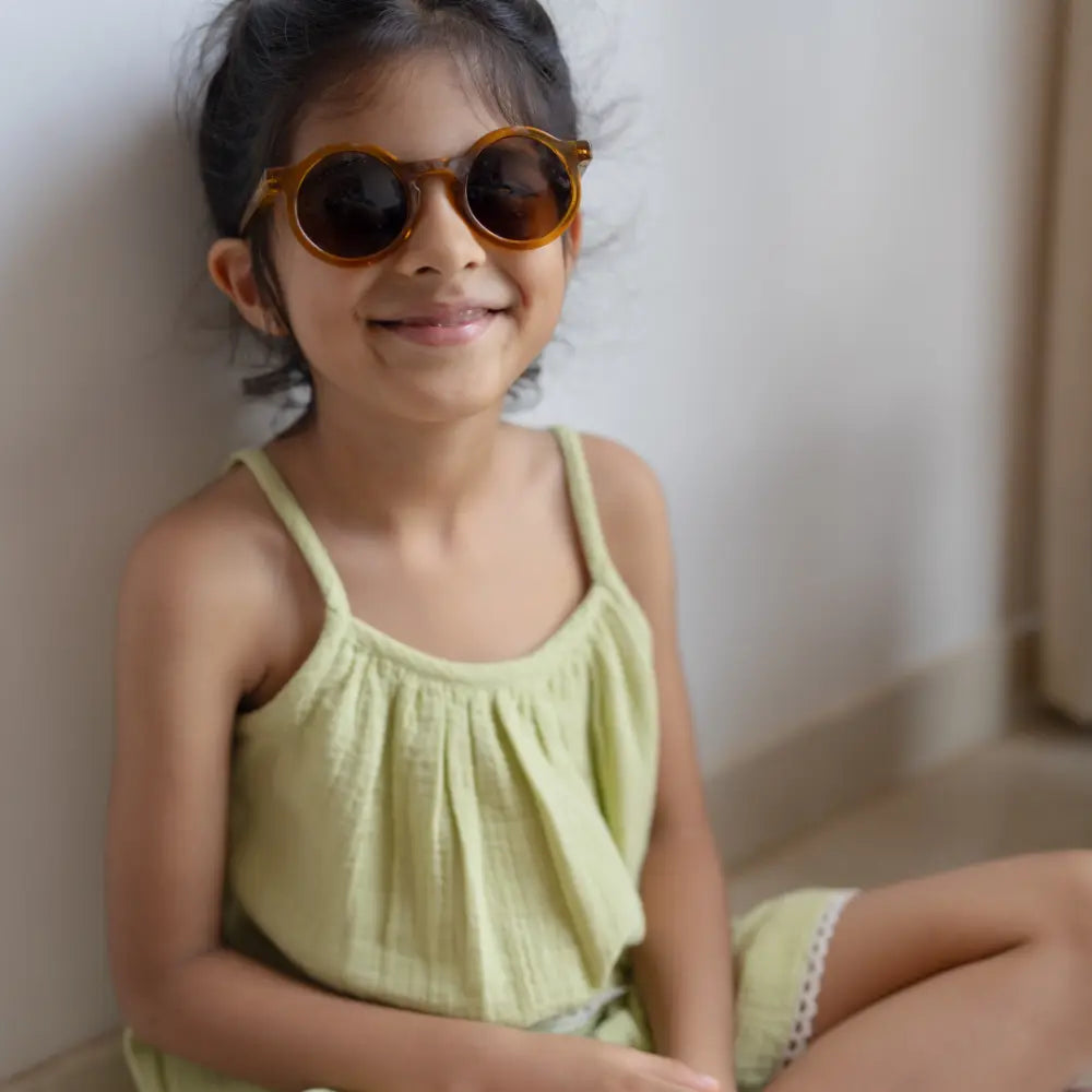 Dulaar Muslin Top &amp; Shorts Set - Soft Pistachio