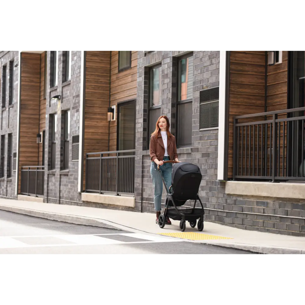 Nuna TRIV Next Reversible Seat Stroller with Flat Recline-Height Adjustable Handle Bar,All Terrain-All Wheel Suspension-One Hand Fold-Rain Cover &amp; Post Adaptors-0 to 4Y (Upto 22Kg) - Pistachio