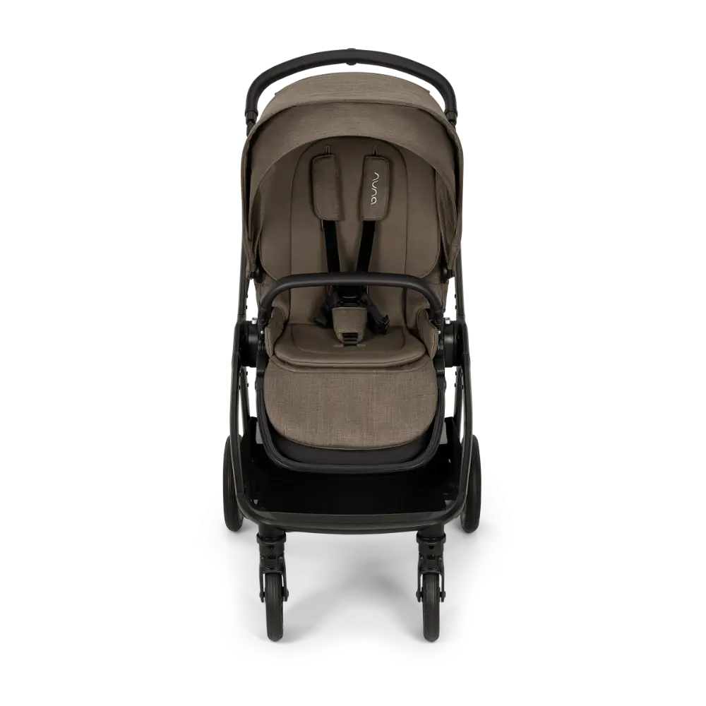 Nuna TRIV Next Reversible Seat Stroller with Flat Recline-Height Adjustable Handle Bar,All Terrain-All Wheel Suspension-One Hand Fold-Rain Cover &amp; Post Adaptors-0 to 4Y (Upto 22Kg) - Pistachio