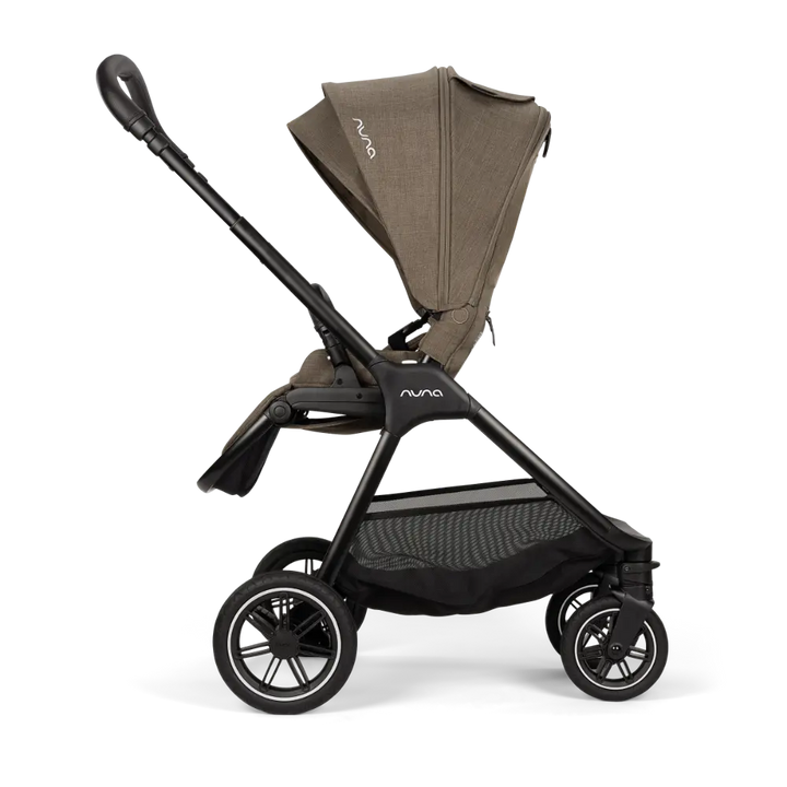 Nuna TRIV Next Reversible Seat Stroller with Flat Recline-Height Adjustable Handle Bar,All Terrain-All Wheel Suspension-One Hand Fold-Rain Cover &amp; Post Adaptors-0 to 4Y (Upto 22Kg) - Pistachio