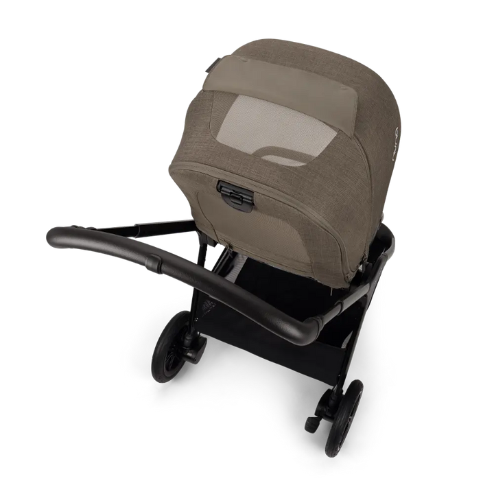 Nuna TRIV Next Reversible Seat Stroller with Flat Recline-Height Adjustable Handle Bar,All Terrain-All Wheel Suspension-One Hand Fold-Rain Cover &amp; Post Adaptors-0 to 4Y (Upto 22Kg) - Pistachio