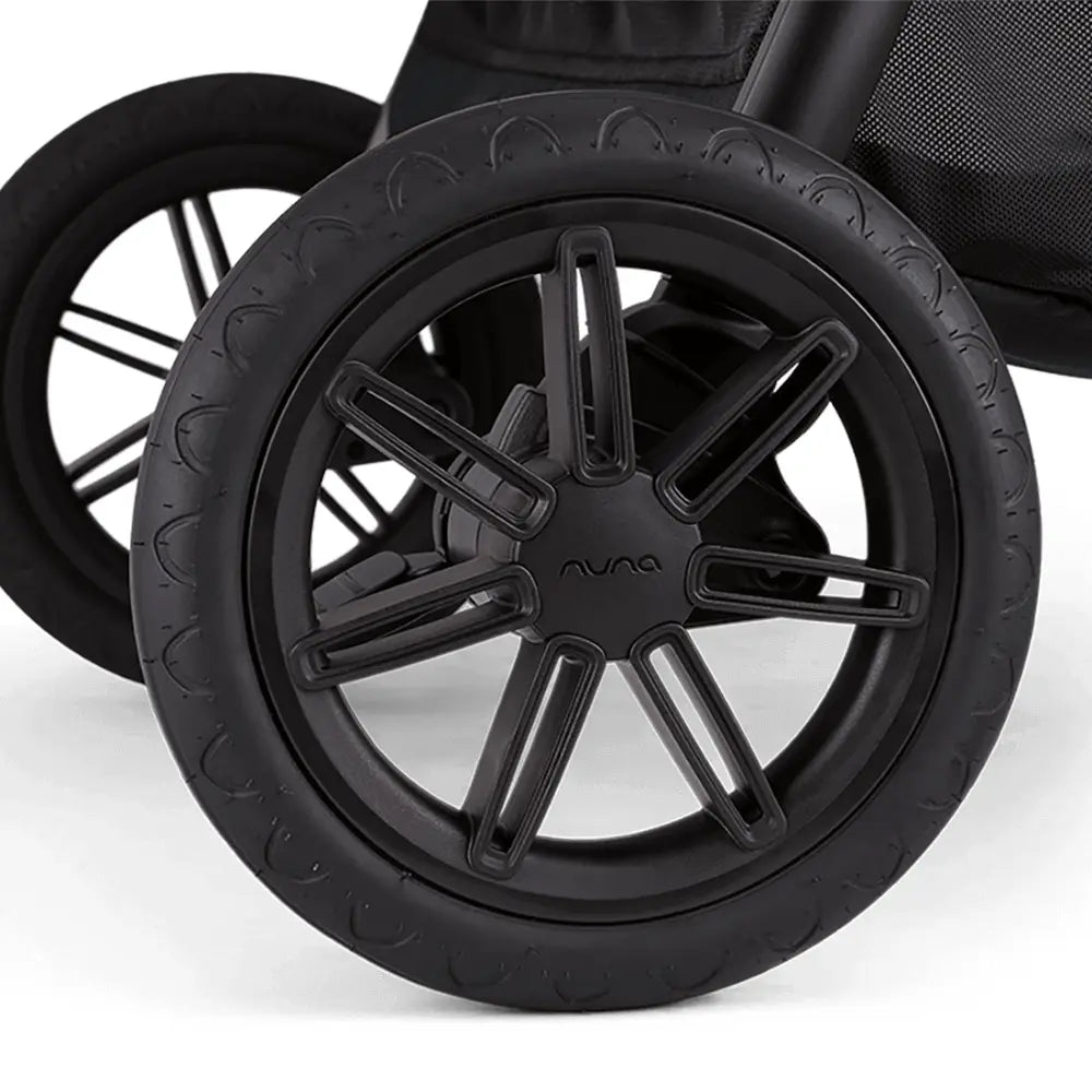 Nuna TRIV Next Reversible Seat Stroller with Flat Recline-Height Adjustable Handle Bar,All Terrain-All Wheel Suspension-One Hand Fold-Rain Cover &amp; Post Adaptors-0 to 4Y (Upto 22Kg) - Cosmopolitan