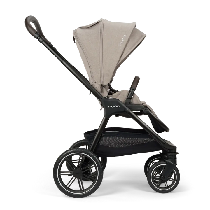 Nuna TRIV Lx Reversible Seat Stroller with Flat Recline|Height Adjustable Handle Bar|All Terrain|All Wheel Suspension|Big Rear Wheel|One Hand Fold|Rain Cover &amp; Post Adaptors|0 to 4Y (Upto 22Kg)-Chateau