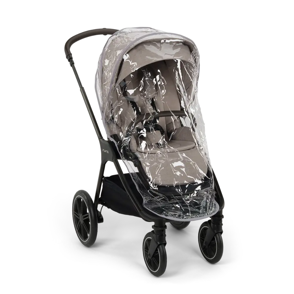 Nuna TRIV Lx Reversible Seat Stroller with Flat Recline|Height Adjustable Handle Bar|All Terrain|All Wheel Suspension|Big Rear Wheel|One Hand Fold|Rain Cover &amp; Post Adaptors|0 to 4Y (Upto 22Kg)-Chateau