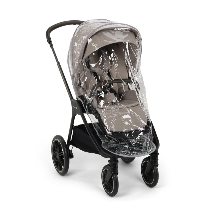 Nuna TRIV Lx Reversible Seat Stroller with Flat Recline|Height Adjustable Handle Bar|All Terrain|All Wheel Suspension|Big Rear Wheel|One Hand Fold|Rain Cover &amp; Post Adaptors|0 to 4Y (Upto 22Kg)-Chateau