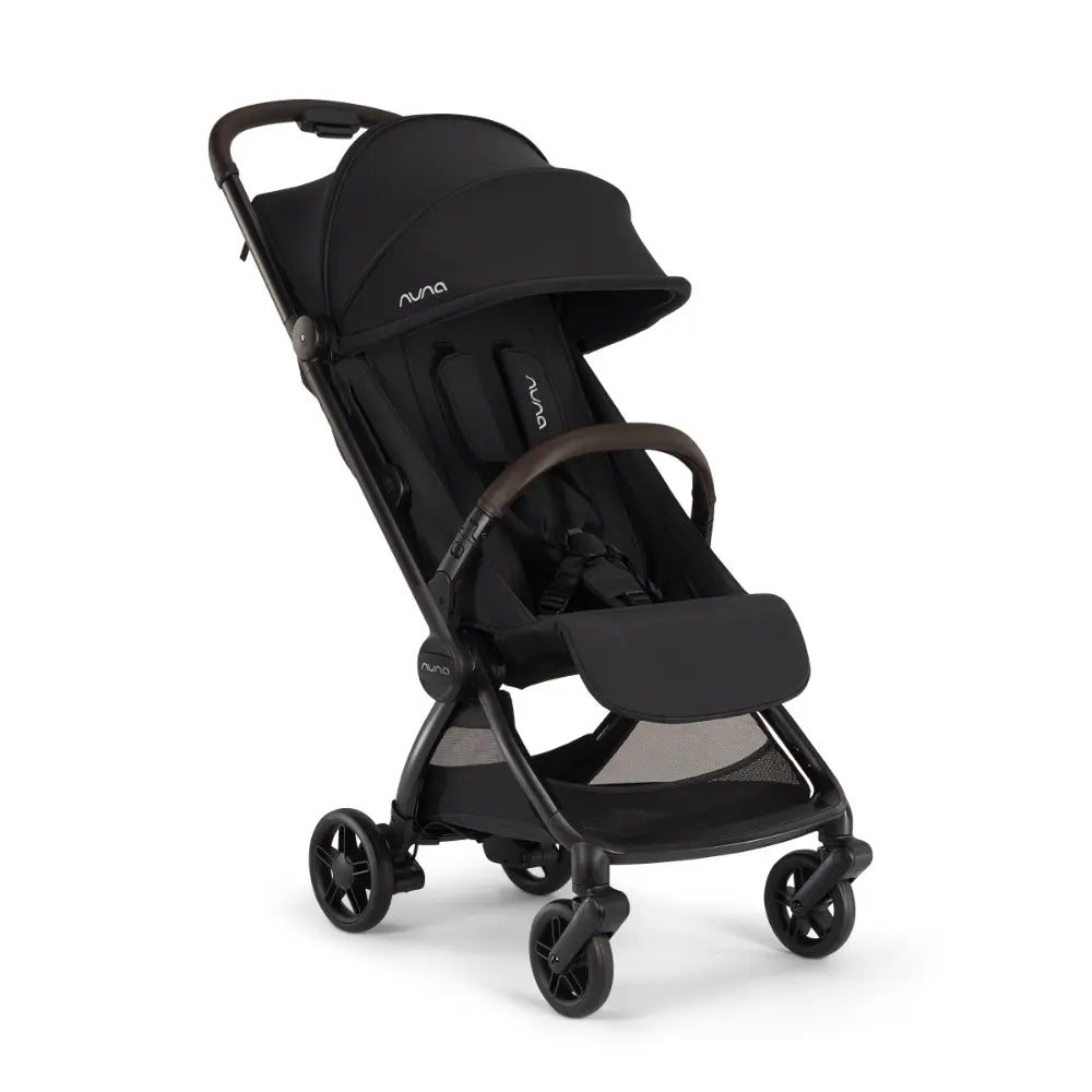 Nuna Viaa Cabn|IATA Approved Cabin Stroller|Flat Recline|Easy Fold|Lightweight|Self Standing|0 to 4Y|Upto 22 Kg-Caviar