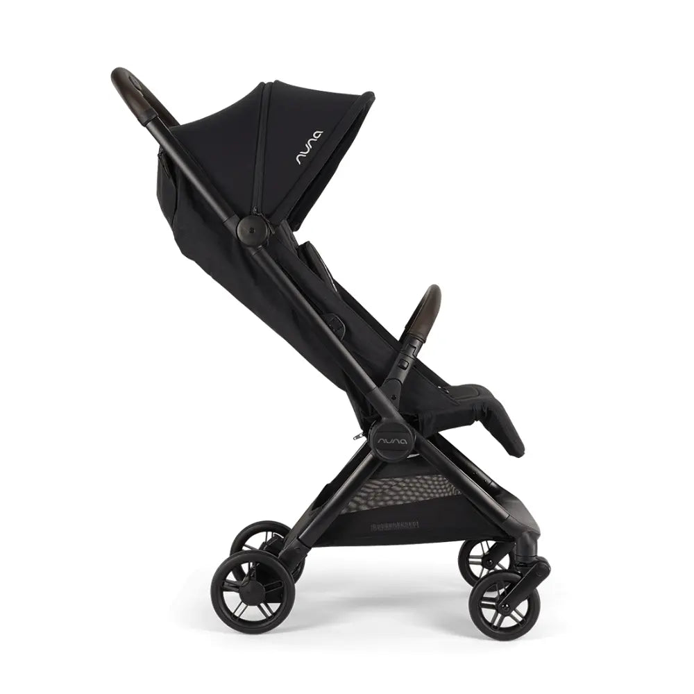 Nuna Viaa Cabn|IATA Approved Cabin Stroller|Flat Recline|Easy Fold|Lightweight|Self Standing|0 to 4Y|Upto 22 Kg-Caviar