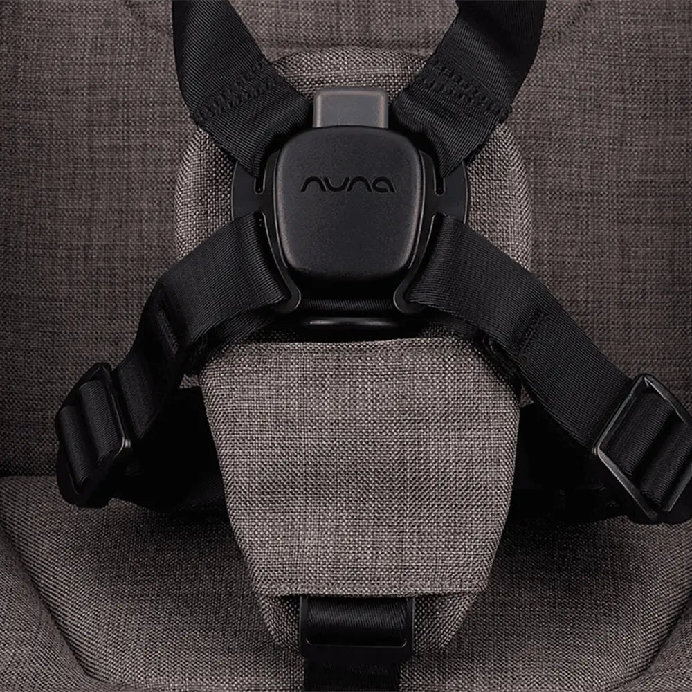 Nuna Trvl Urbn Cabin Friendly Stroller-Lightweight-Compact-One Hand Fold-Extendable Canopy-Big Rear Wheel-All Wheel Suspension-0 to 4Y (Upto 22Kg)-Chestnut