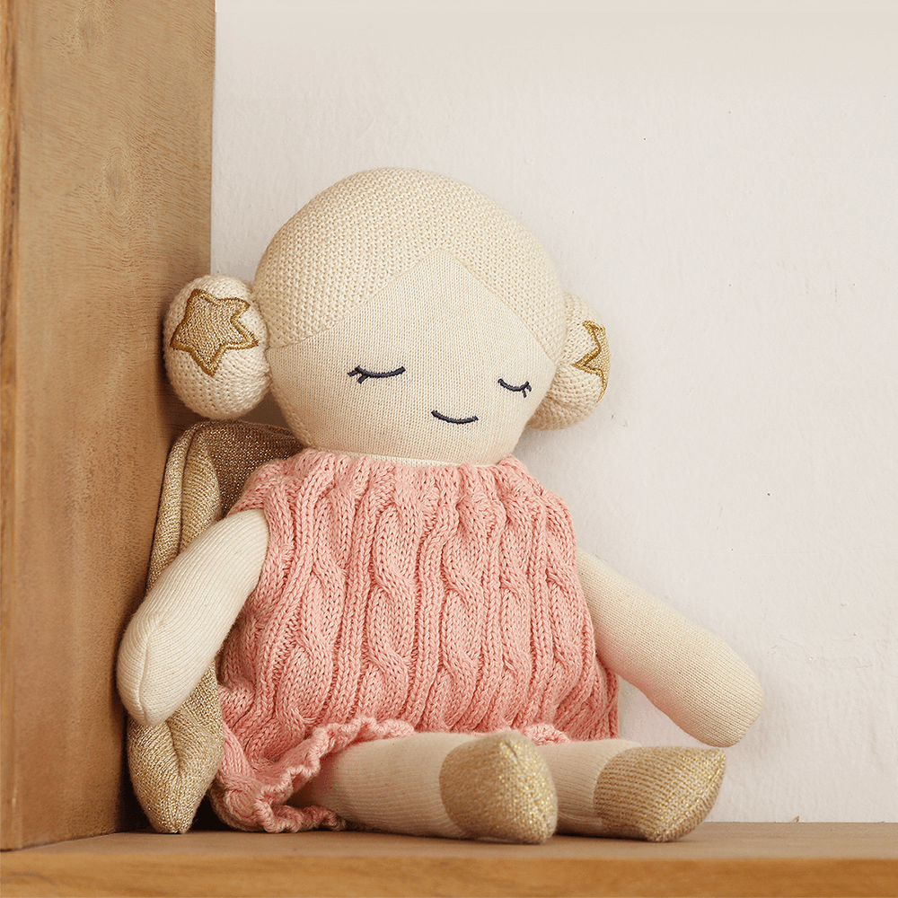 Pluchi Angel Doll - Cotton Knitted Stuffed Soft Toy