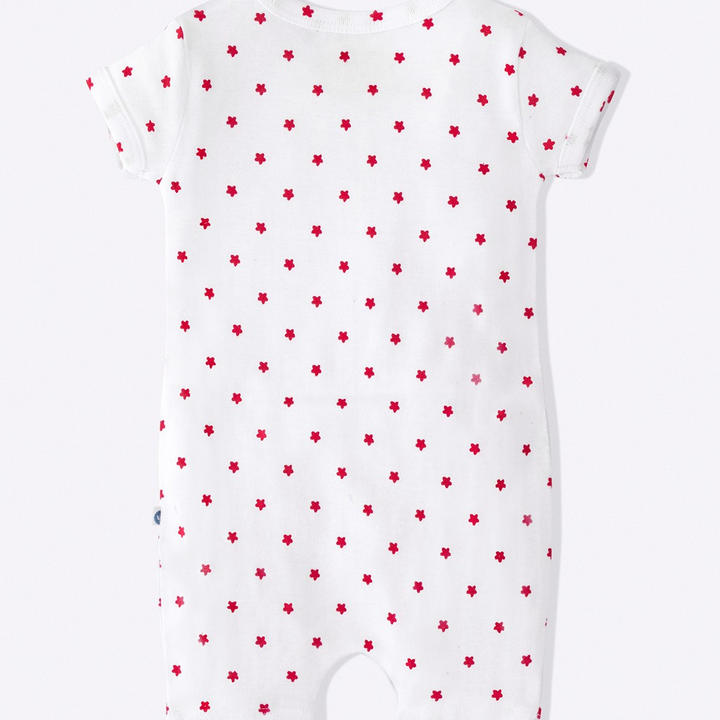 Cotton Bug Romper Suit - Stars