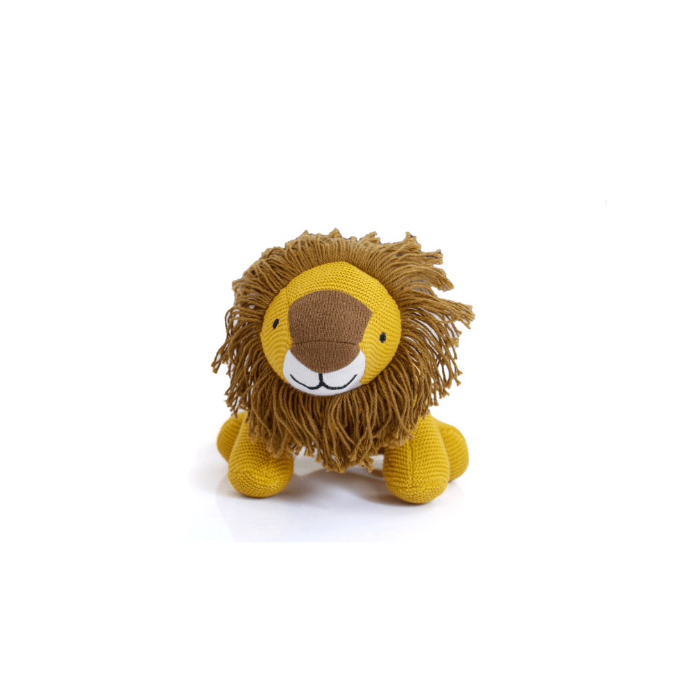 Pluchi Baby Lion Cotton Knitted Soft Toy