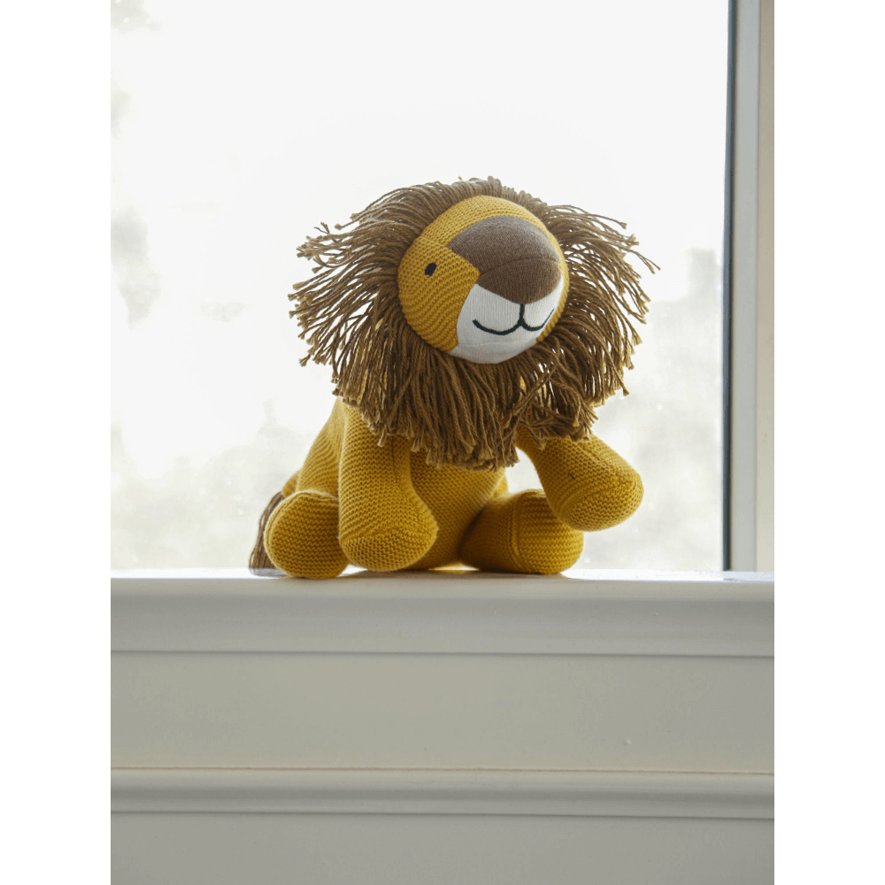 Pluchi Baby Lion Cotton Knitted Soft Toy