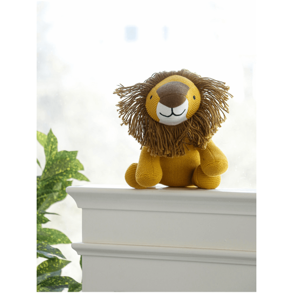 Pluchi Baby Lion Cotton Knitted Soft Toy