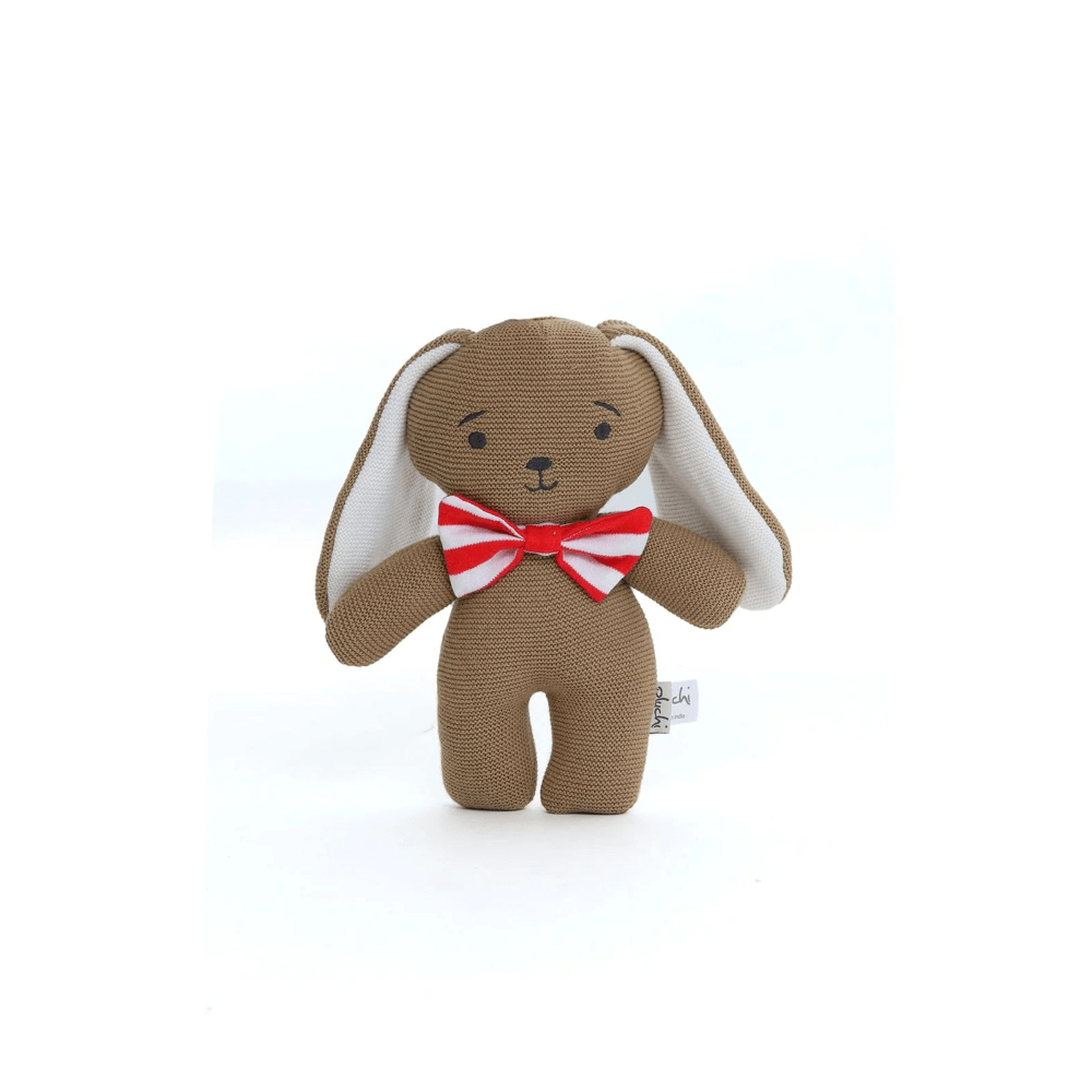 Pluchi Mr. Bunny Cotton Knitted Stuffed Soft Toy