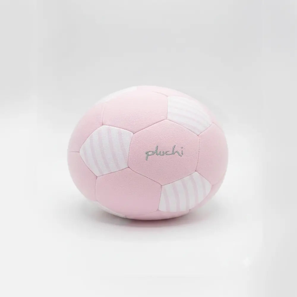 Pluchi Cuddle Kick Football  Color Cotton Knitted Stuffed Soft Toy - Pink