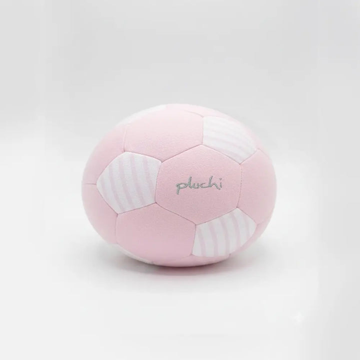 Pluchi Cuddle Kick Football  Color Cotton Knitted Stuffed Soft Toy - Pink