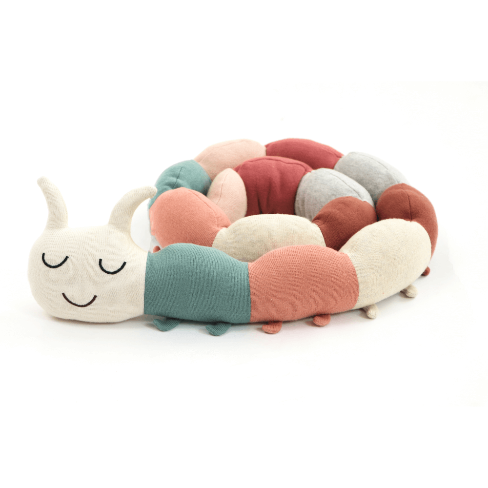 Pluchi Multi Color Caterpillar Soft Toy