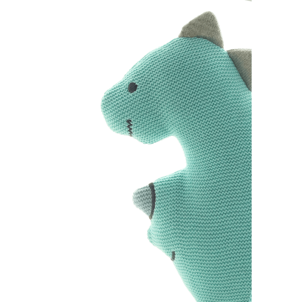 Pluchi Cute Dino Soft Toy - Fresh Mint