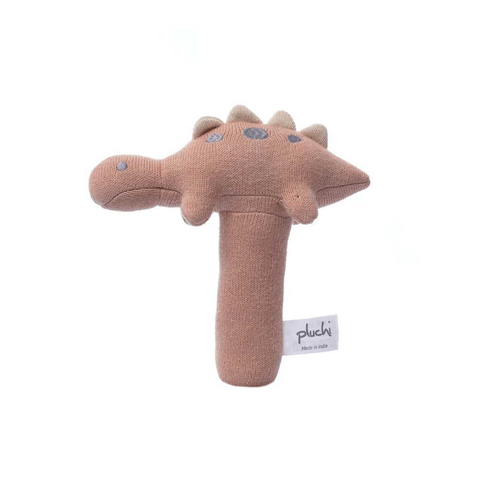 Pluchi Stego Dino Rattle Soft Toy