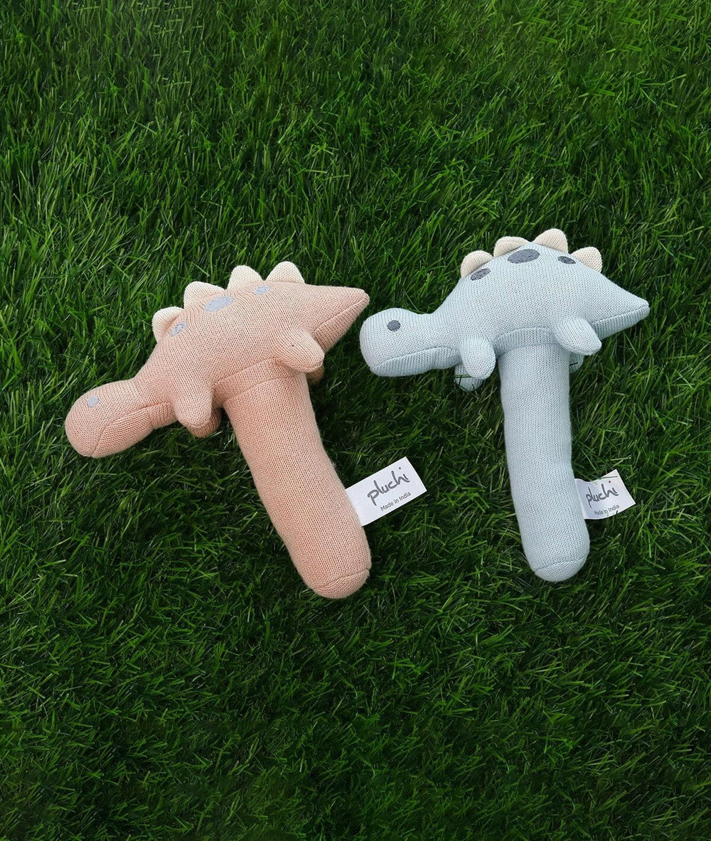 Pluchi Stego Dino Rattle Soft Toy