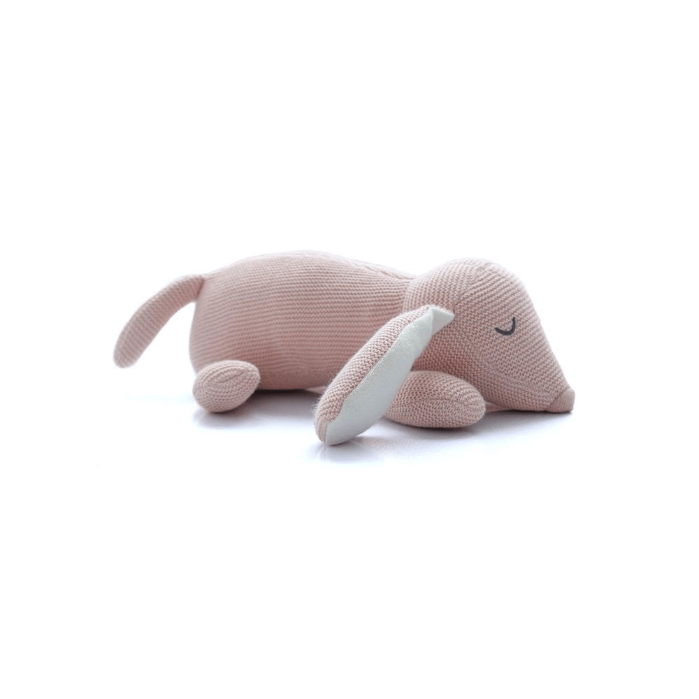 Pluchi Sleepy Dog Cotton Knitted Soft Toy