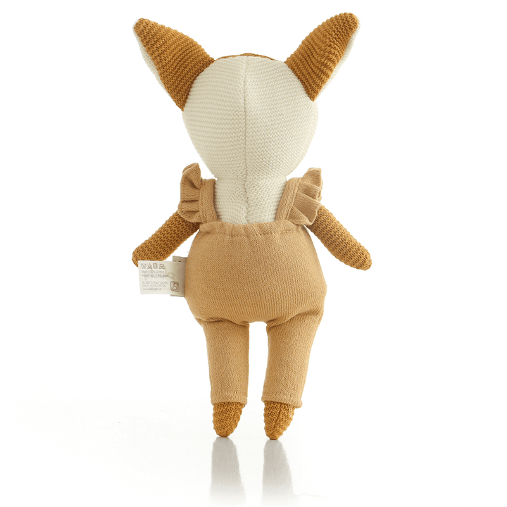 Pluchi Classy Fox- Cotton Knitted Stuffed Soft Toy