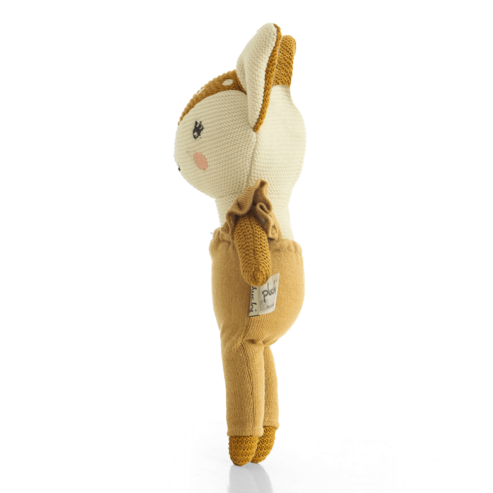 Pluchi Classy Fox- Cotton Knitted Stuffed Soft Toy