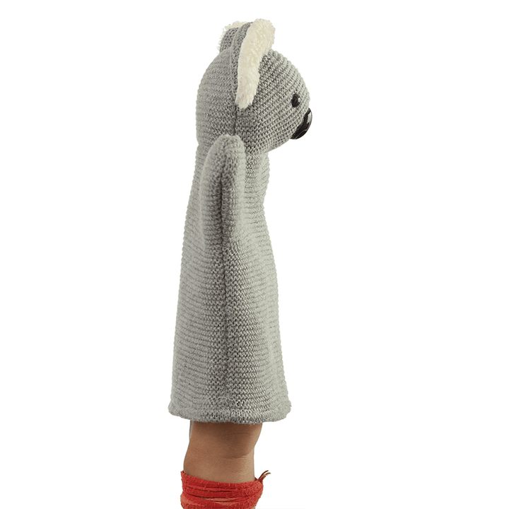 Pluchi Hand Puppet - Cotton Knitted Stuffed Soft Toy
