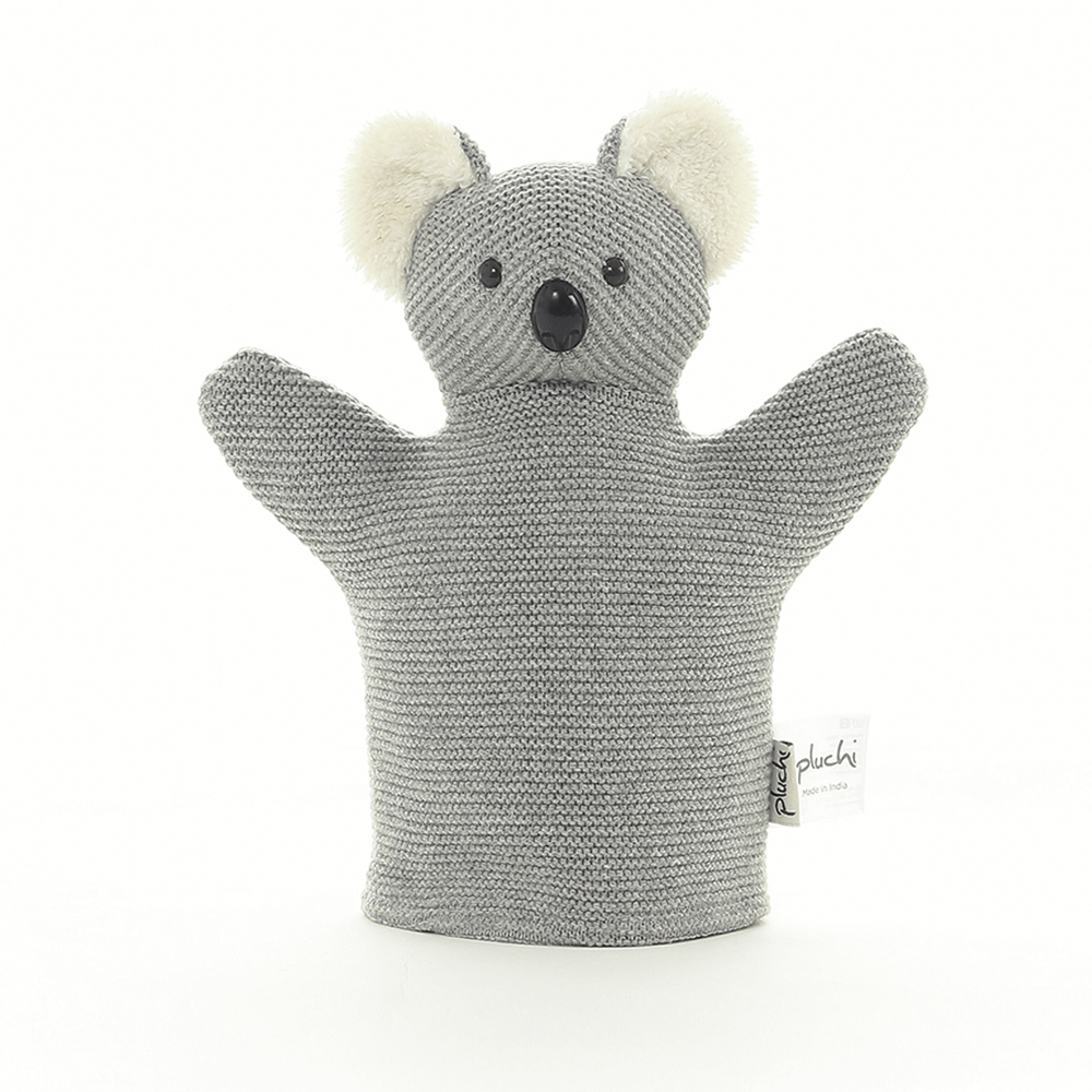 Pluchi Hand Puppet - Cotton Knitted Stuffed Soft Toy