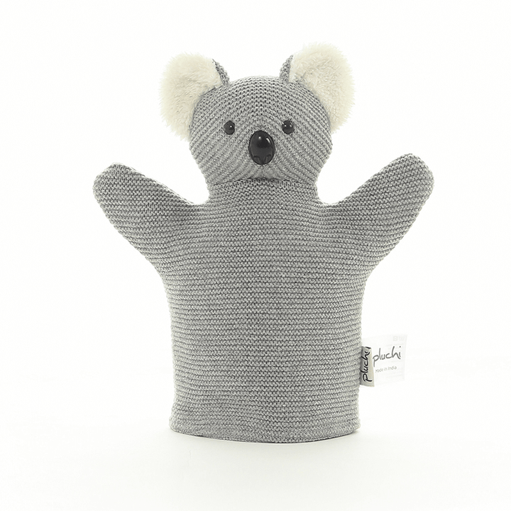 Pluchi Hand Puppet - Cotton Knitted Stuffed Soft Toy