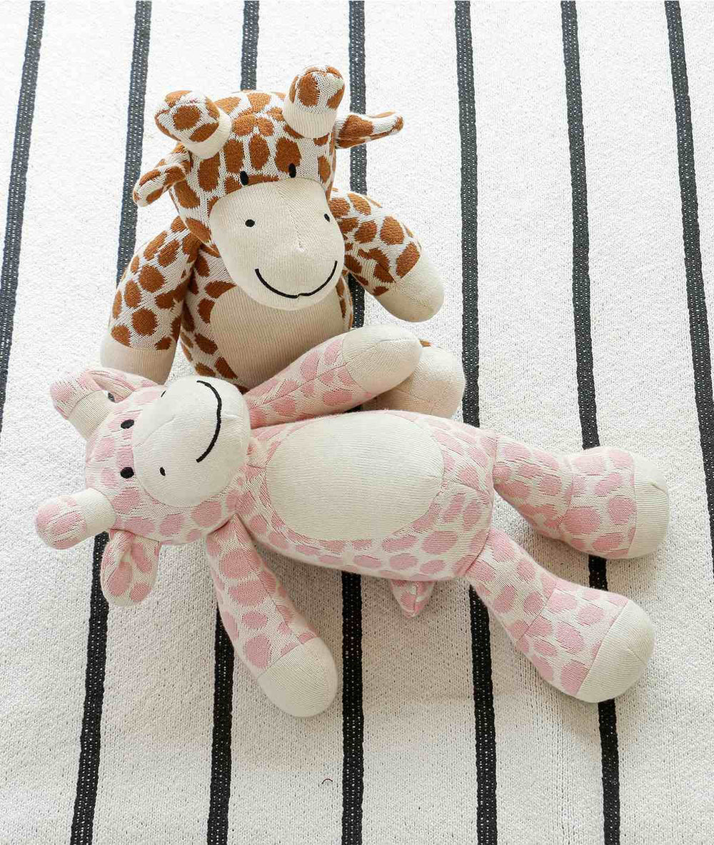 Pluchi Tall Giraffe - Cotton Knitted Soft Toy