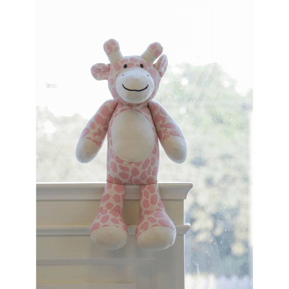 Pluchi Tall Giraffe - Cotton Knitted Soft Toy