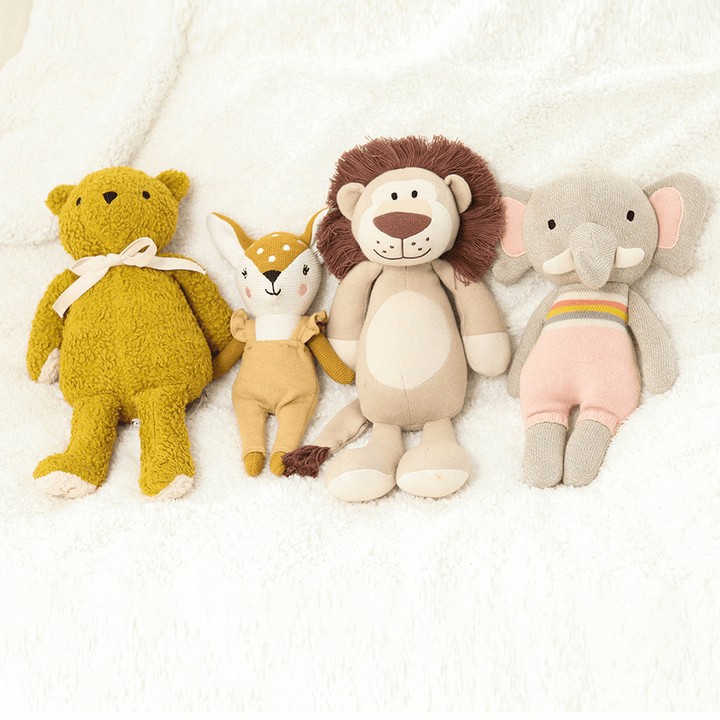 Pluchi Classy Fox- Cotton Knitted Stuffed Soft Toy