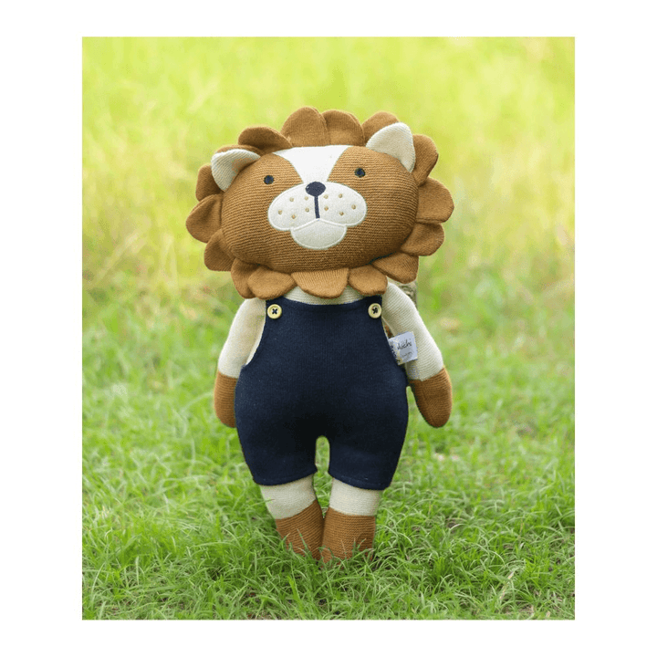 Pluchi Little Leo Cotton Knitted Soft Toy