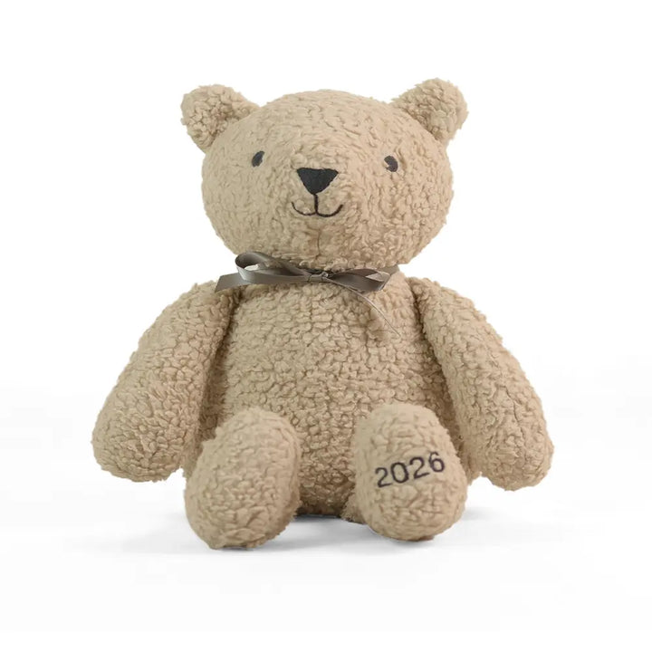 Pluchi Marshmallow The bear Cotton Knitted Stuffed Soft Toy - Pale Whisper