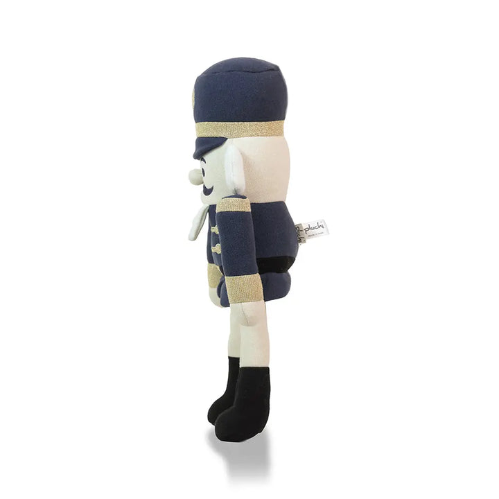 Pluchi The Royal Nutcracker Cotton Knitted Stuffed Soft Toy For Babies &amp; Kids - Tea Grey