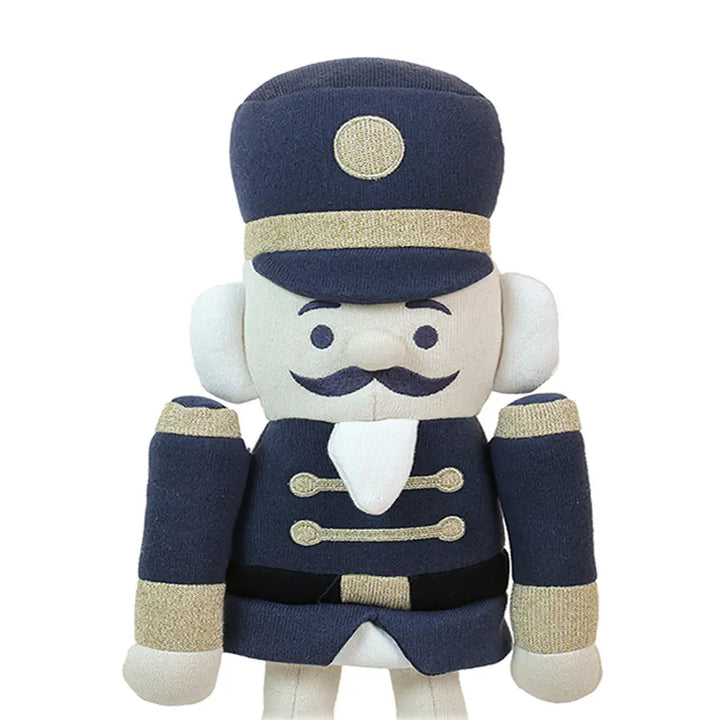 Pluchi The Royal Nutcracker Cotton Knitted Stuffed Soft Toy For Babies &amp; Kids - Tea Grey