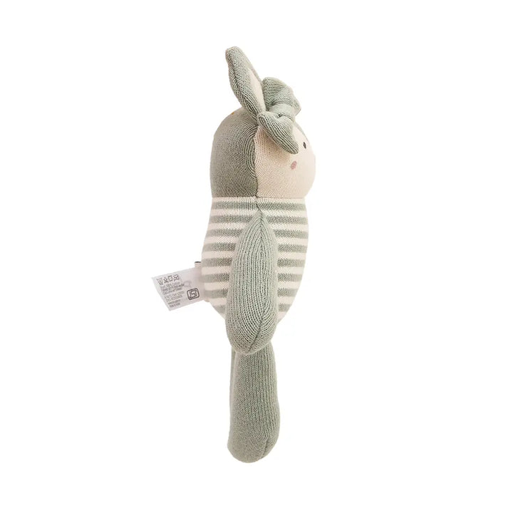 Pluchi Pip Foxy Cotton Knitted Stuffed Soft Toy - Grey