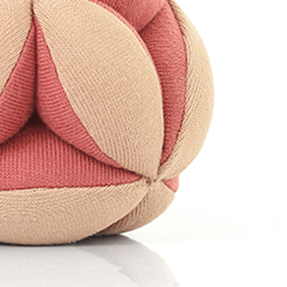 Pluchi Flower Rattle Ball - Cotton Knitted Stuffed Soft Toy