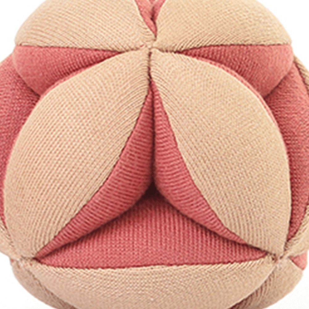 Pluchi Flower Rattle Ball - Cotton Knitted Stuffed Soft Toy