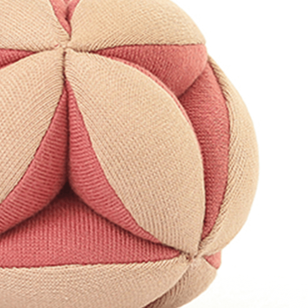 Pluchi Flower Rattle Ball - Cotton Knitted Stuffed Soft Toy