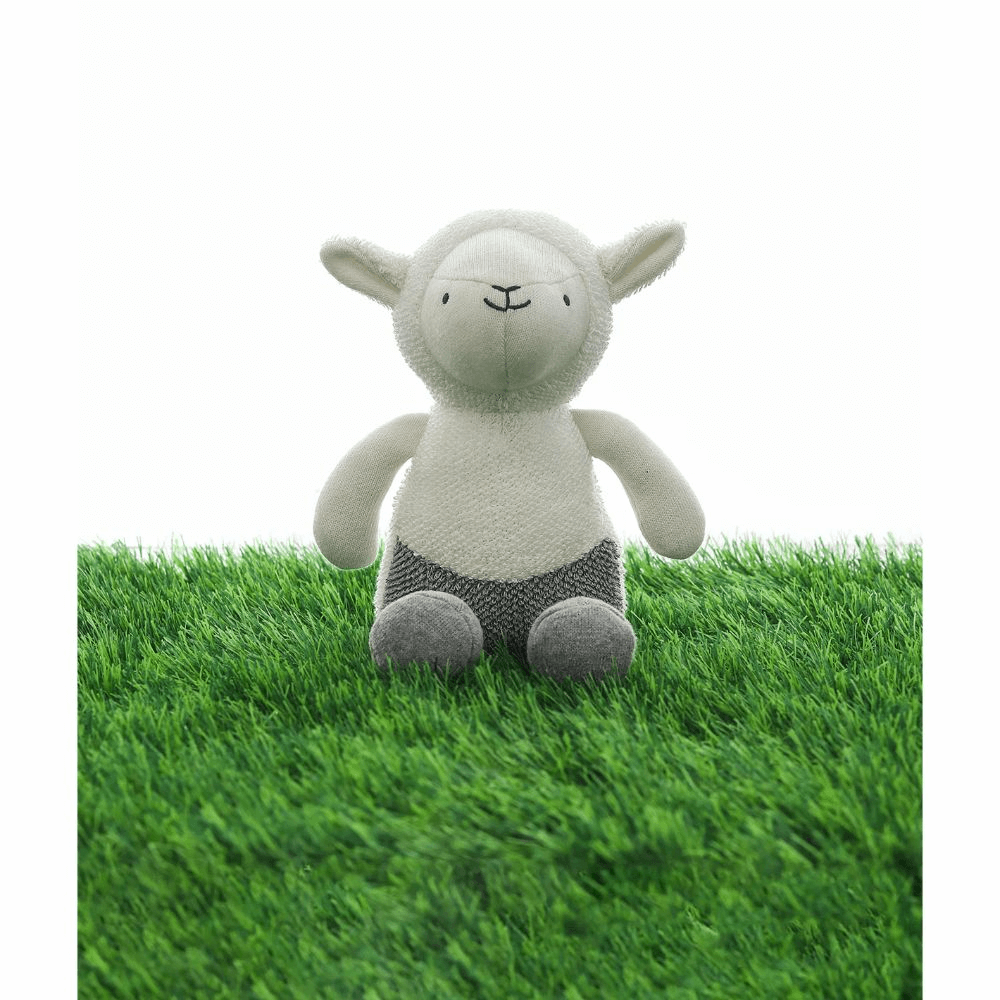 Pluchi Lazy Lamb Cotton Knitted Soft Toy